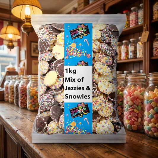 Krazy Kandi Mix of Jazzies & Snowies 1kg - illustrative lifestyle shot position 2