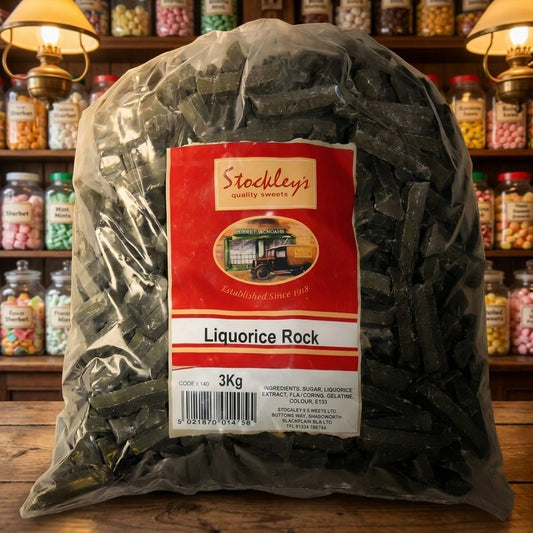 Stockleys Liquorice Rock 3kg - illustrative lifestyle shot position 2