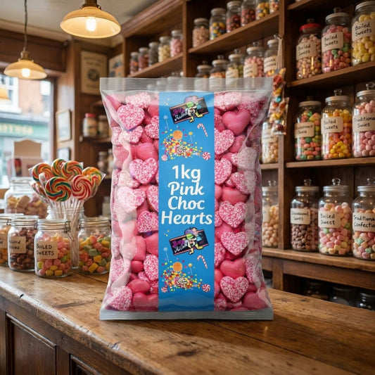 Krazy Kandi Pink Hearts 1kg - illustrative lifestyle shot position 2