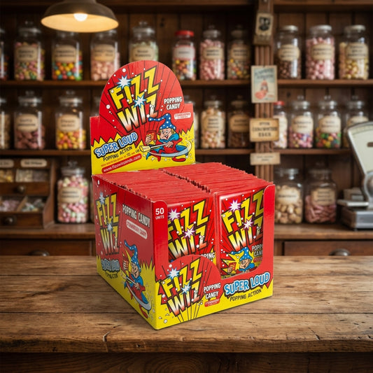 Hannahs Fizz Wiz Strawberry Popping Candy 50x5g