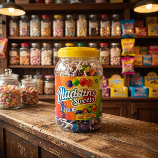 Aladdins Fruit Lollipops 120 Pieces