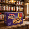 House Of Lancaster Chunky Chocolate Cookies 1kg displayed on a traditional wooden counter in a classic British sweet shop setting
