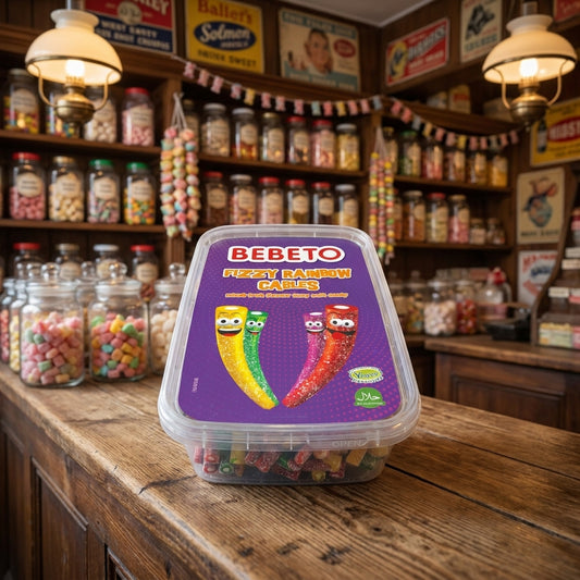 Bebeto Fizzy Rainbow Cables Tub 400g