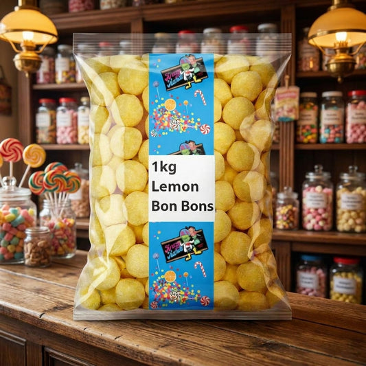 Krazy Kandi Lemon Bon Bons 1kg - illustrative lifestyle shot position 2