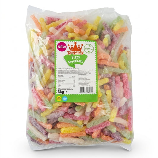Krazy Kandi Fizzy Meerkats 3kg View 2 - Krazy Kandi Sweet Shop, Bootle Liverpool
