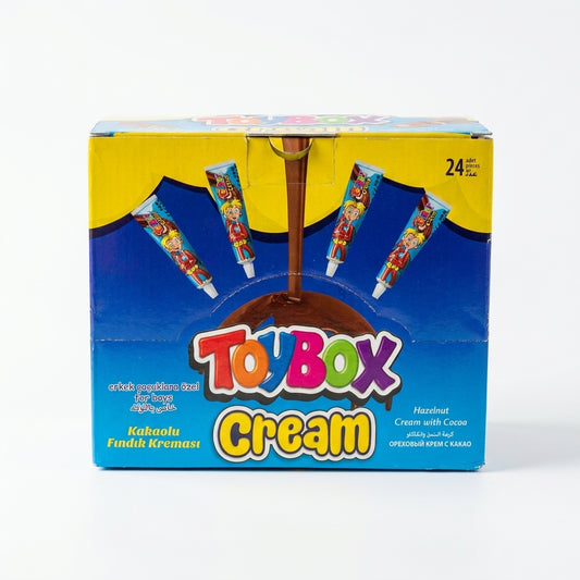 Toybox Hazelnut Cream with Cocoa, 24 x 35g