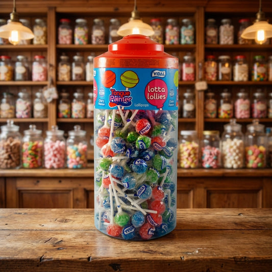 Vidal Lotta Lollies Cherry Lollipops 150 Pieces - illustrative lifestyle shot position 2