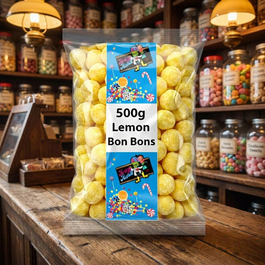 Krazy Kandi Lemon Bon Bons 500g - illustrative lifestyle shot position 2