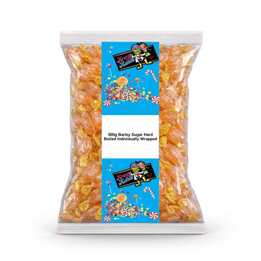 Krazy Kandi Barley Sugar Hard Boiled Individually Wrapped 500g