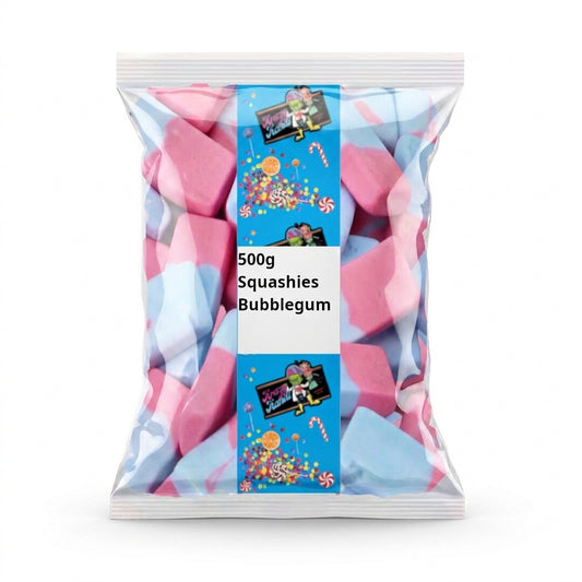 Krazy Kandi Bubblegum Squashies 500g View 2 - Krazy Kandi Sweet Shop, Bootle Liverpool