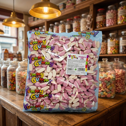 Yummy Gummy Strawberry Cakes 1kg - illustrative lifestyle shot position 2