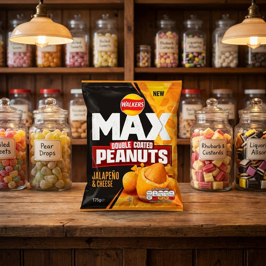 Max Double Coated Peanuts Jalapeno & Cheese Flavour 8 Pack 175g Dated 04/04/2026 - illustrative lifestyle shot position 2