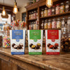 Sweet Smile Bundle 1 x 155g Vanilla Truffles 1 x 155g Hazelnut Truffles 1 x 155g Strawberry Truffles 465g
