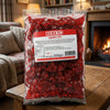 Bebeto Cherry Lips 2kg on a coffee table in a cosy home living room setting
