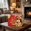 House Of Lancaster Broken Biscuit Assortment 1.3kg on a coffee table in a cosy home living room setting