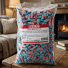Bebeto Fizzy Bubblegum Bottles 2kg on a coffee table in a cosy home living room setting