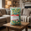 Bebeto Fizzy Rainbow Belts Bites 2kg on a coffee table in a cosy home living room setting