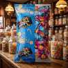 Krazy Kandi Retro Assorted Chew Flavours Bubblegum Blue Raspberry Rhubarb & Custard and Cola 1kg
