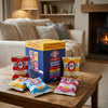 Seabrook Variety Packs Sea Salted Salt & Vinegar Prawn Cocktail Cheese & Onion 2kg