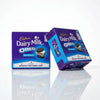 Two packs of Cadburys Dairy Milk Oreo Sandwich 14 x 96g commercial marketing layout on a reflective white surface