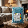 Krazy Kandi Yummy Gummy Fizzy Blue Raspberry Bottles Bag 1kg