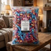 Real Retro Assorted Chew Flavours Blue Raspberry Rhubarb & Custard Cola and Bubblegum 3kg