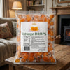 Krazy Kandi Orange Drops Hard Rock Candy Individually Wrapped 1kg