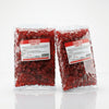 Two packs of Bebeto Cherry Lips 2kg commercial marketing layout on a reflective white surface