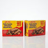 House Of Lancaster Luxury Broken Chunky Cookies & Fully Coated Chocolate Biscuit Bars Broken or Misshapen 2kg floating in anti-gravity composition with loose sweets on blue background