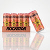 Rockstar Energy 12 x 330ml Energy Drink Peach Flavour 1kg