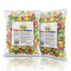 Krazy Kandi Rainbow Stripes Drops Hard Rock Candy Individually Wrapped 1kg