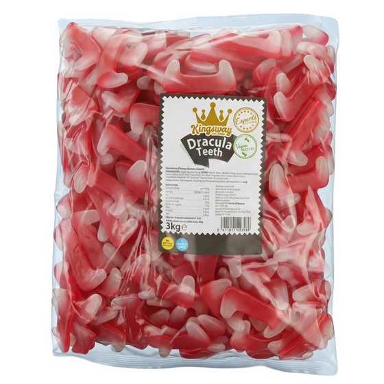 Kingsway Dracula Teeth 3kg Pick & Mix Bulk Sweets