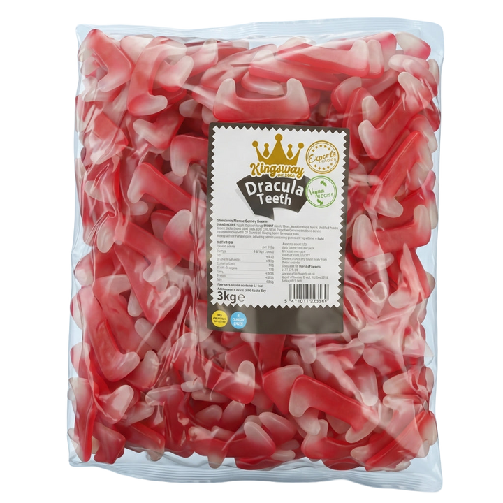 Kingsway Dracula Teeth 3kg Pick & Mix Bulk Sweets