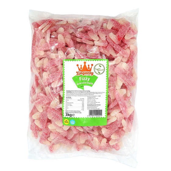 Kingsway Fizzy Dracula Teeth 3kg Pick & Mix Bulk Sweets