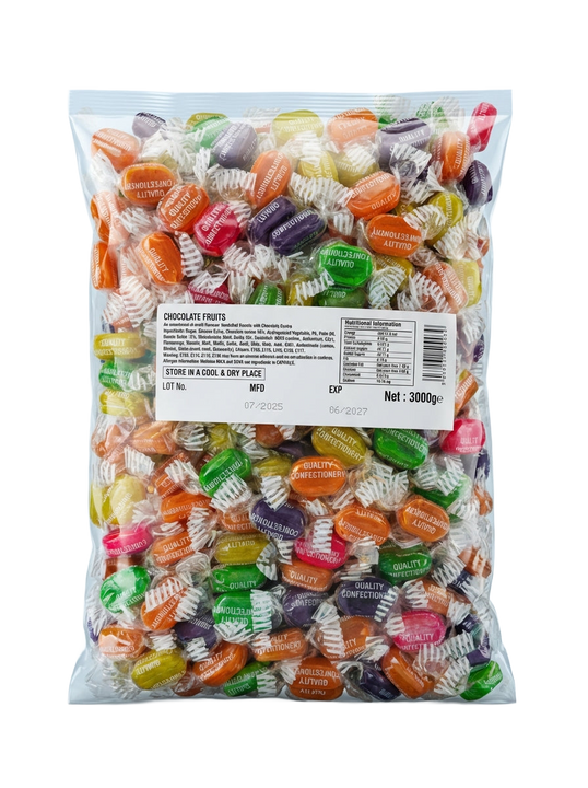 Krazy Kandi Chocolate Fruits 3kg