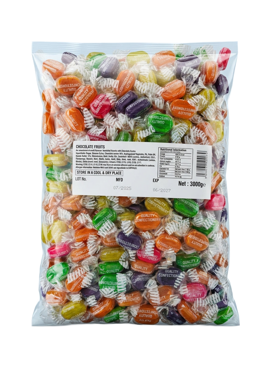 Krazy Kandi Chocolate Fruits 3kg