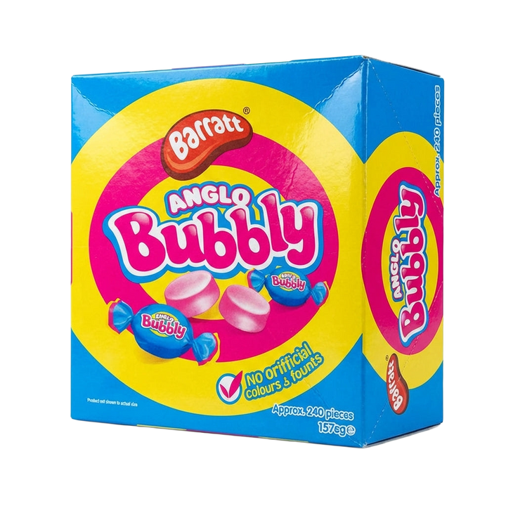 Barratt Anglo Bubbly 240 Pieces 1444g Pick & Mix Bulk Sweets