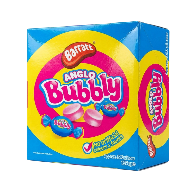 Barratt Anglo Bubbly 240 Pieces 1444g Pick & Mix Bulk Sweets
