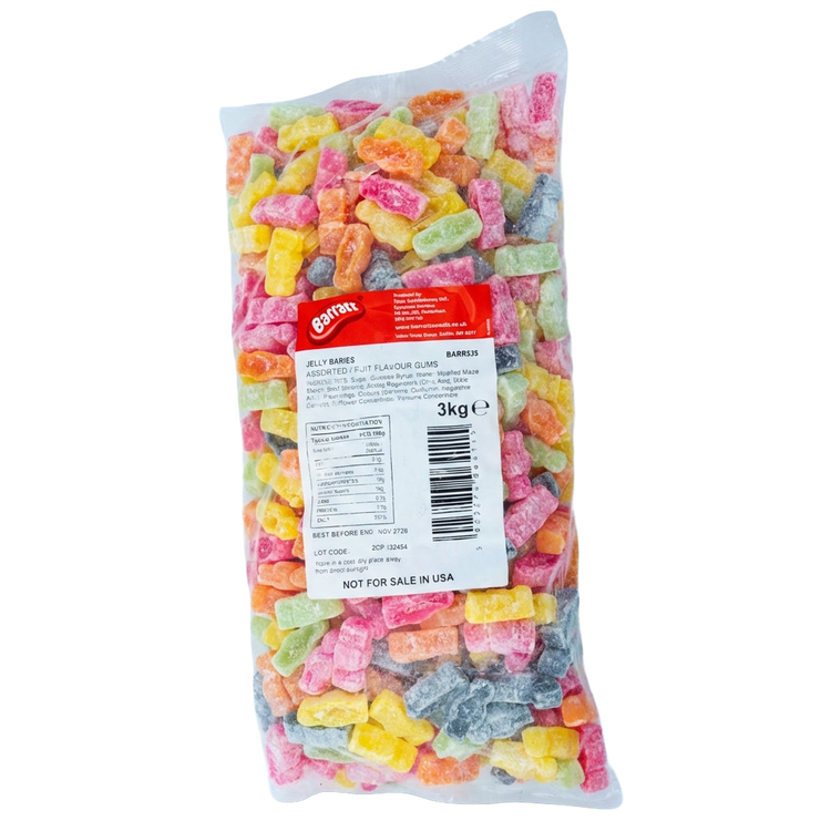 Barratt Jelly Babies 3kg Pick & Mix Bulk Sweets