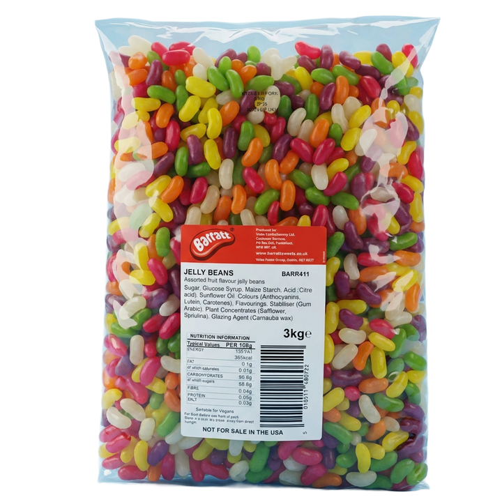 Barratt Jelly Beans 3kg Pick & Mix Bulk Sweets