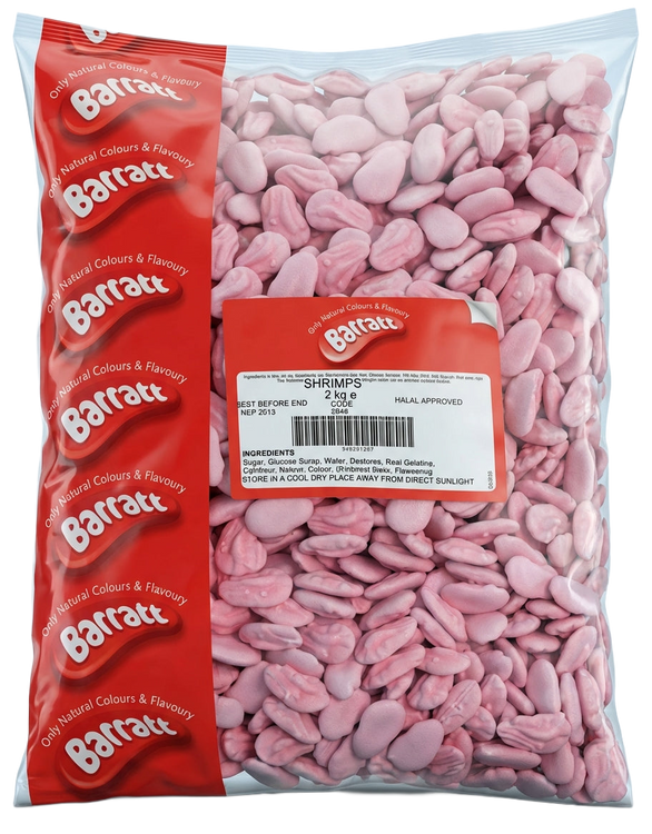 Barratt Shrimps 2kg Pick & Mix Bulk Sweets