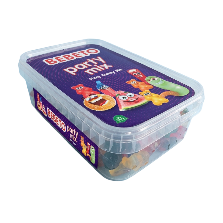 Bebeto Fizzy Party Mix Tub 400g Pick & Mix Bulk Sweets