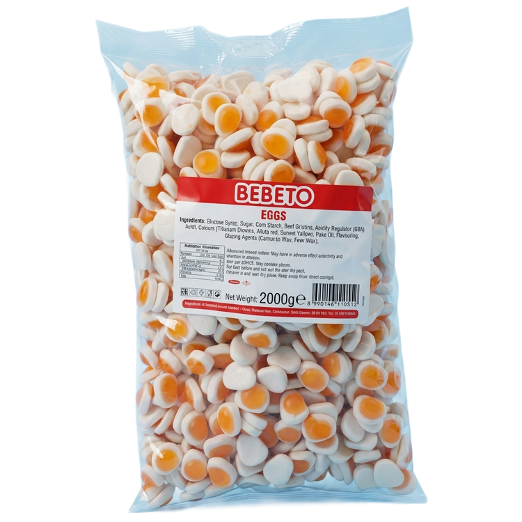 Bebeto Fried Eggs 2kg Pick & Mix Bulk Sweets