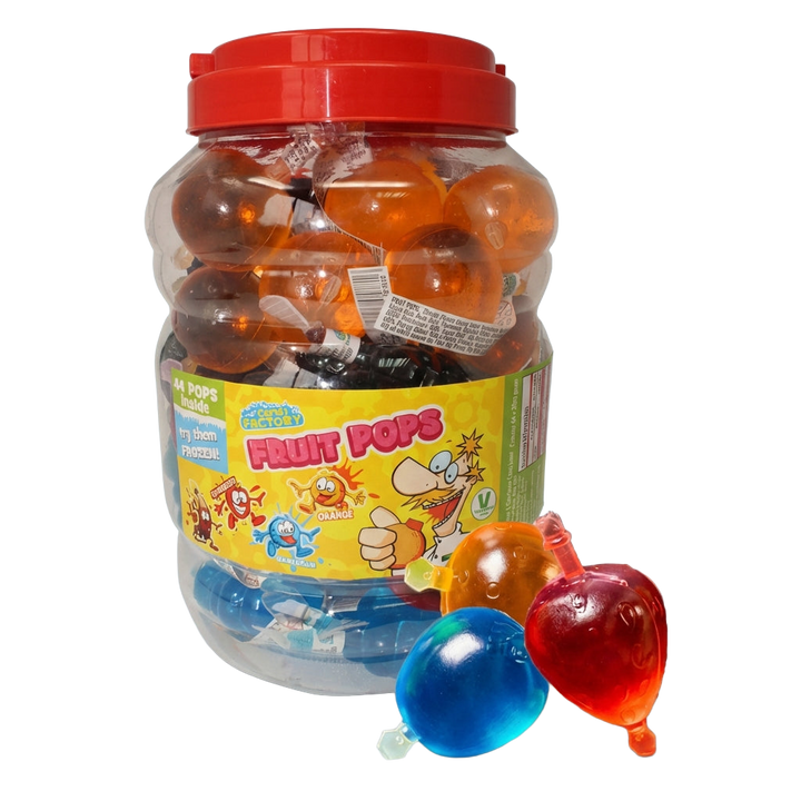 Crazy Candy Factory Fruit Pops 44x35ml