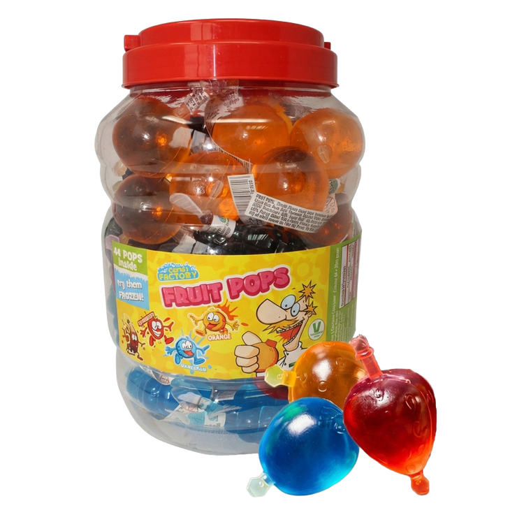 Crazy Candy Factory Fruit Pops 44x35ml