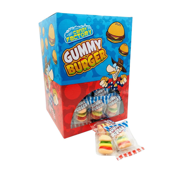 Crazy Candy Factory Gummy Burgers 100x10g