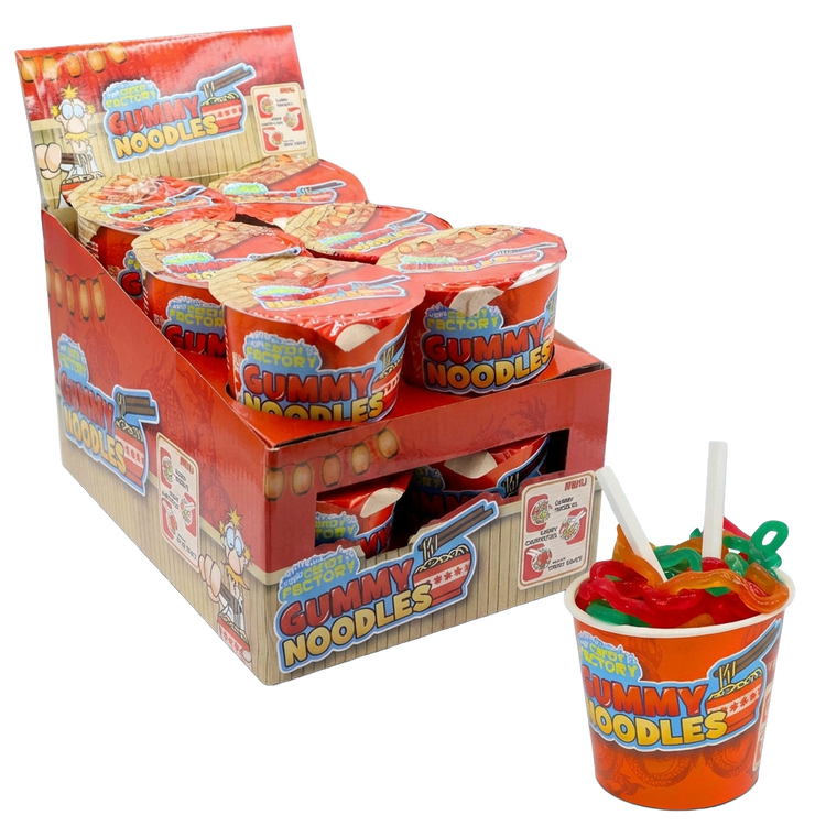 Crazy Candy Factory Gummy Noodles 12x63g