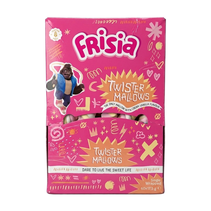 Frisia Twist Mallows Box Individually Wrapped 1080g