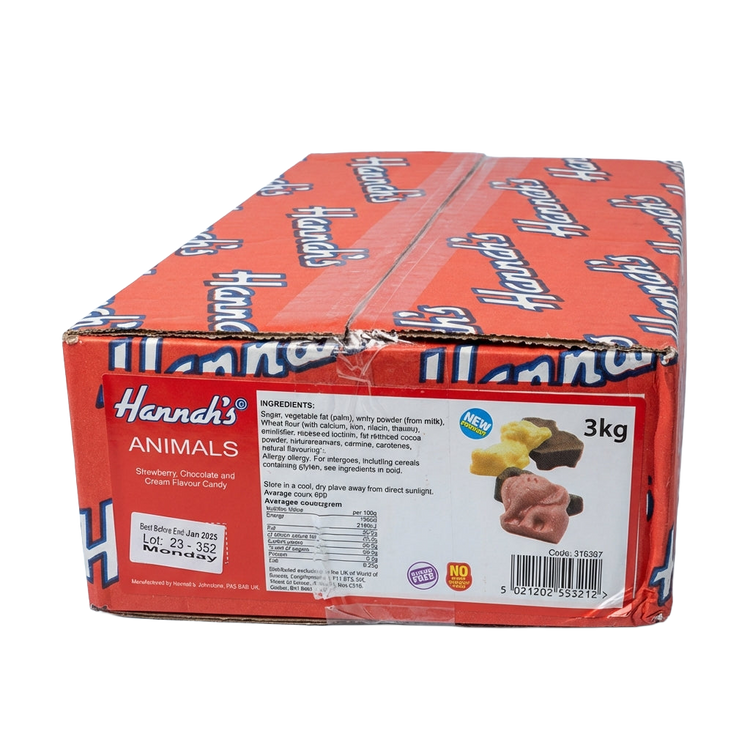 Hannahs Animals 3kg Pick & Mix Bulk Sweets