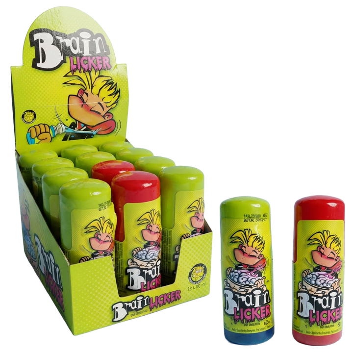 Hannahs Brain Licker Blue Raspberry & Sour Strawberry Flavour Bottles 12x60ml